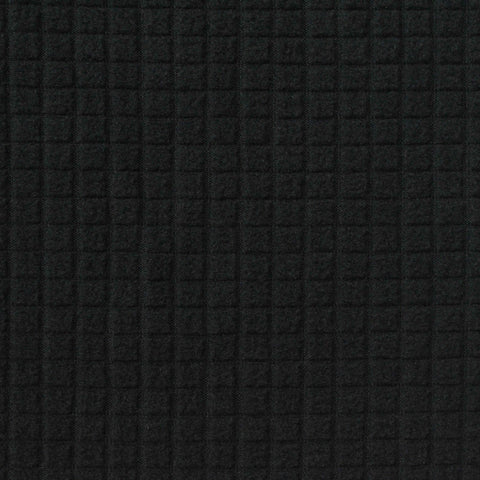 Polyester Stretch Fleece Fabric, 240 gsm, 165 cm — Black