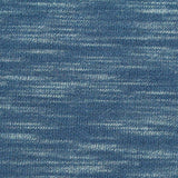 Blue Heathered-Marl Scuba Knit, Polyester — texture