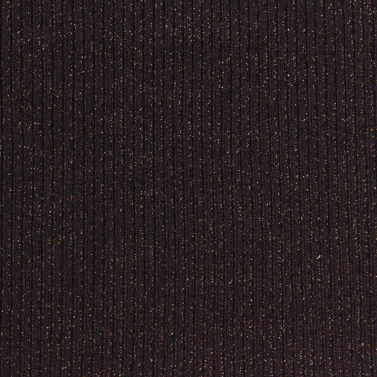 Gold Marl Rib Knit, Polyester, 280 gsm