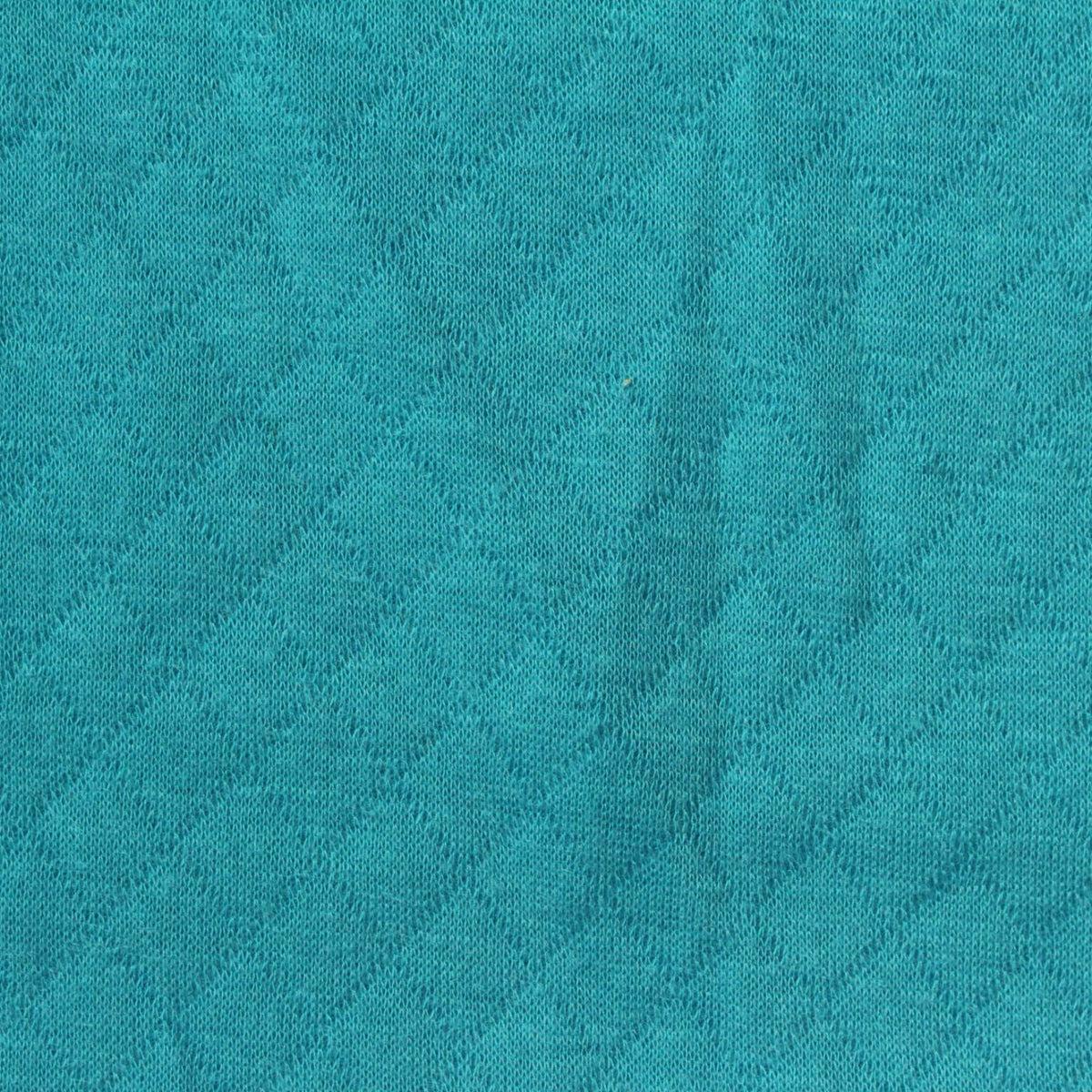 Teal Diamond Waffle Knit, Poly-Cotton