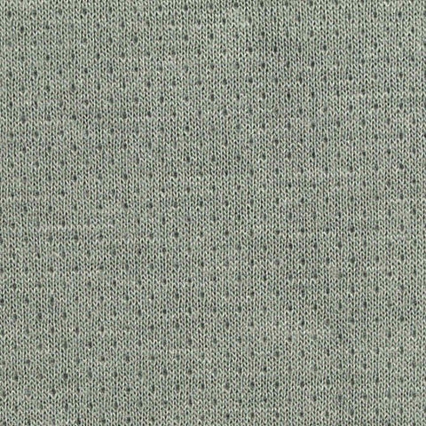 Heather Polyester Birdseye Knit Fabric, 315 gsm, 160 cm — Green