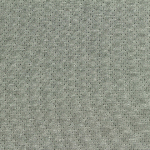 Heather Polyester Birdseye Knit Fabric, 315 gsm, 160 cm — Green
