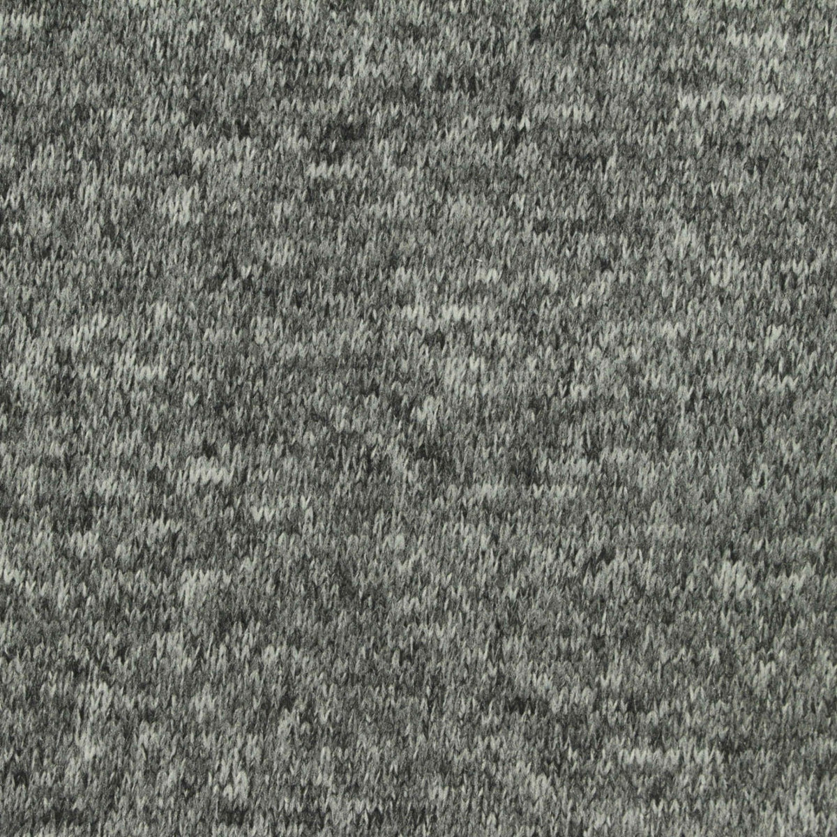 Dark Grey Heather Chunky Knit, Polyester, 260 gsm