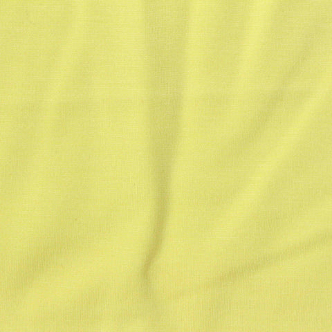 Viscose Nylon Stretch Ponte Knit Fabric, 300 gsm, 150 cm — Yellow