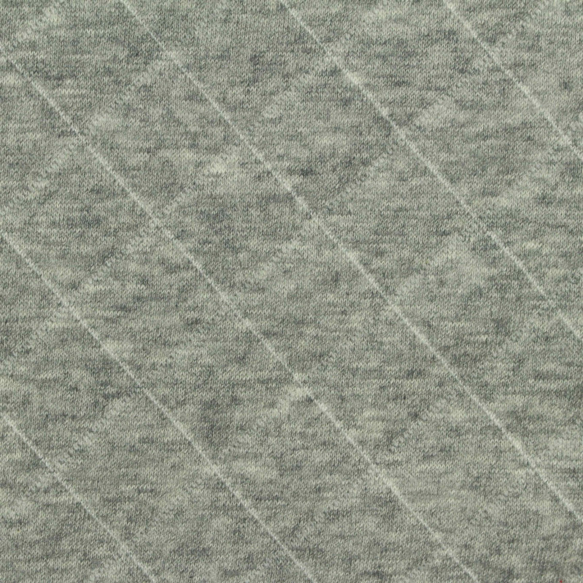 Grey Diamond Scuba Knit, Poly-Cotton
