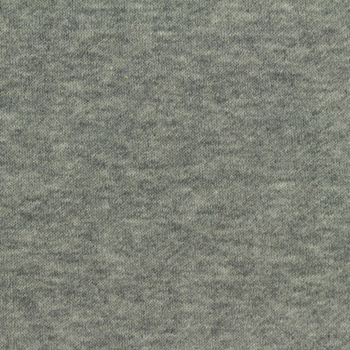 Heather Grey Marl French Terry, Cotton-Poly, 270 gsm