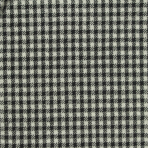 Black Houndstooth Jacquard, Polyester, 310 gsm