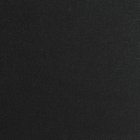 100% Polyester Piqué Knit Fabric, 260 gsm, 167 cm — Black
