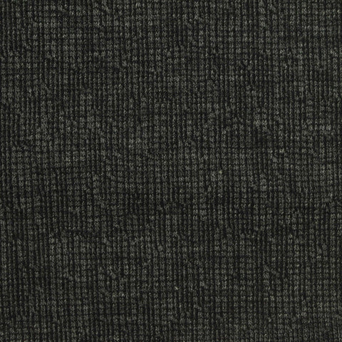 Dark Grey Heather Interlock Knit, Polyester