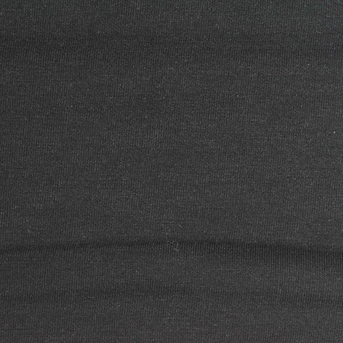 Polyester Stretch Scuba Knit Fabric, 318 gsm, 170 cm — Black