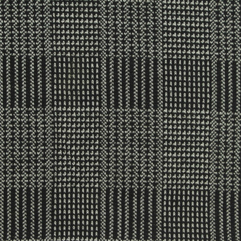 Black Geometric Jacquard, Polyester, 290 gsm, 165 cm