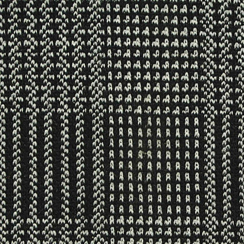 Black Geometric Jacquard, Polyester, 290 gsm, 165 cm