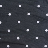 White Dots Ponte Knit, Poly-Viscose
