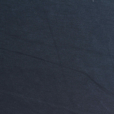 Viscose Nylon Stretch Ponte Knit Fabric, 280 gsm, 170 cm — Navy