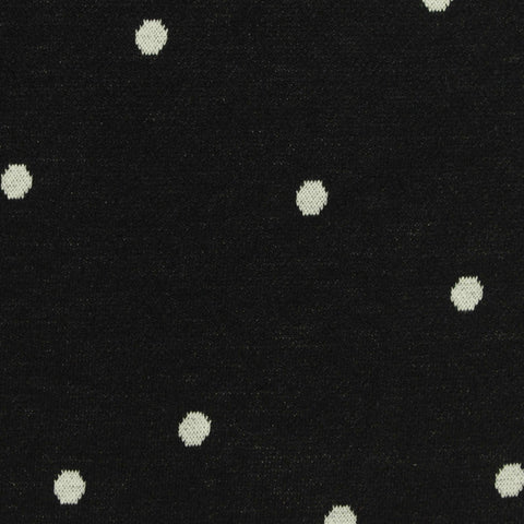 White Dots Jacquard, Poly-Viscose, 250 gsm