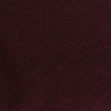 Burgundy Tone-on-Tone Diamond Jacquard, Polyester