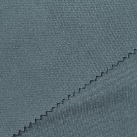 Viscose Nylon Stretch Ponte Knit Fabric, 330 gsm, 160 cm — Blue, ref EF-272645