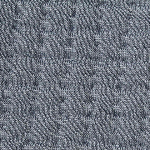 Jacquard Polyester Viscose Stretch Knit Fabric, 350 gsm, 150 cm — Grey