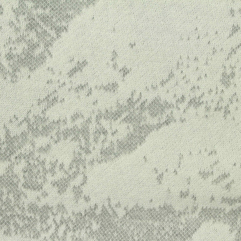 Dark Grey Abstract French Terry, Poly-Viscose