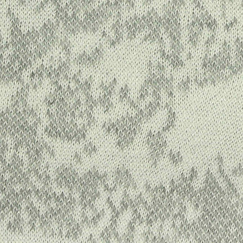 Dark Grey Abstract French Terry, Poly-Viscose