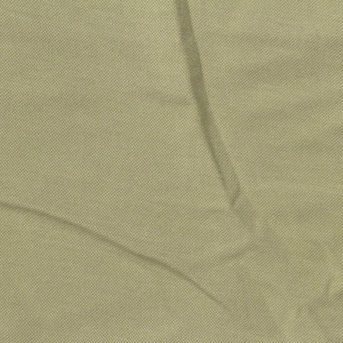Striped Modal Polyester Piqué Knit Fabric, 300 gsm, 160 cm — Khaki
