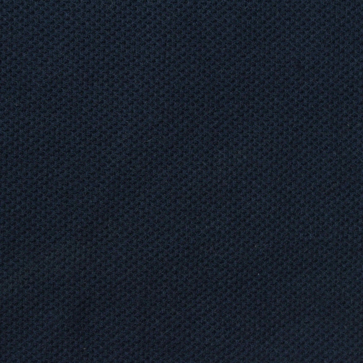 Polyester Cotton Piqué Knit Fabric, 270 gsm, 130 cm — Navy