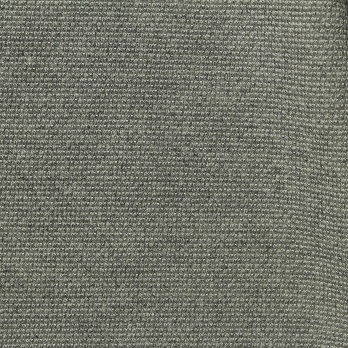 Grey Heathered-Marl Rib Knit, Poly-Cotton, 265 gsm