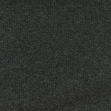 Dark Grey Heathered-Marl Rib Knit, Cotton