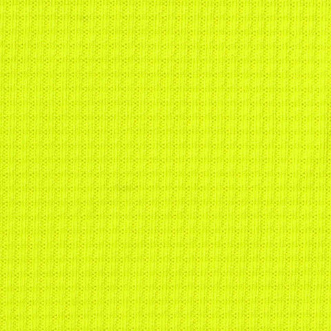 100% Polyester Waffle Knit Fabric, 150 gsm, 160 cm — Yellow