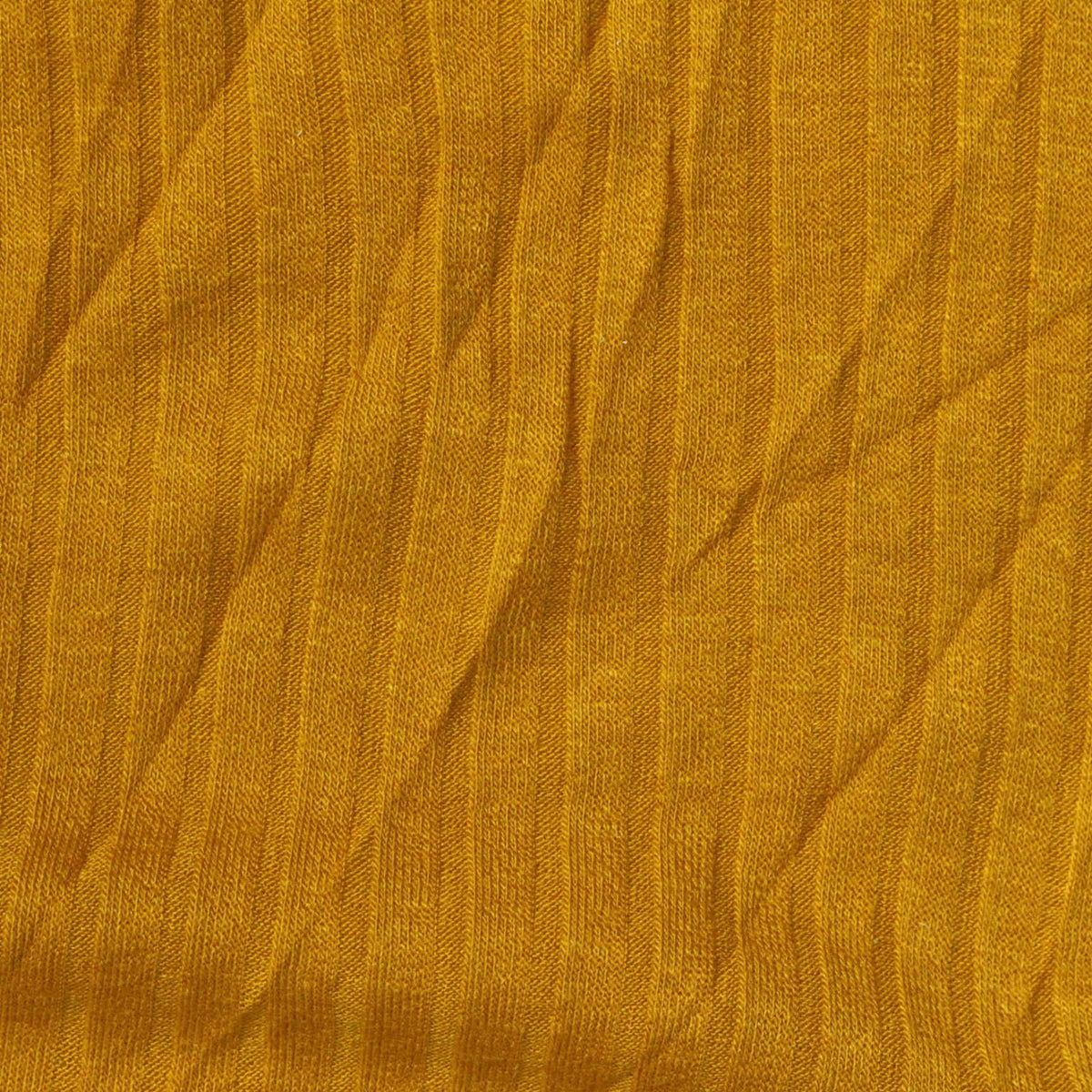 Polyester Viscose Stretch Rib Knit Fabric, 180 gsm, 120 cm — Yellow