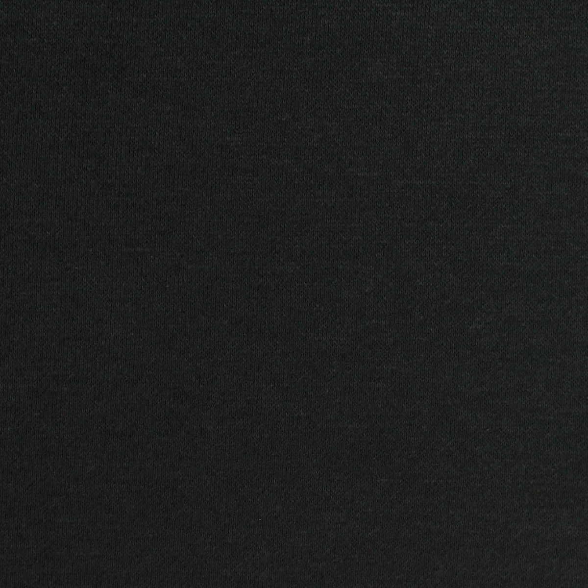 Polyester Cotton Knit Fabric, 350 gsm, 185 cm — Black