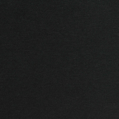 Polyester Cotton Knit Fabric, 350 gsm, 185 cm — Black