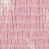 White Flowers Crepe, Cotton — texture