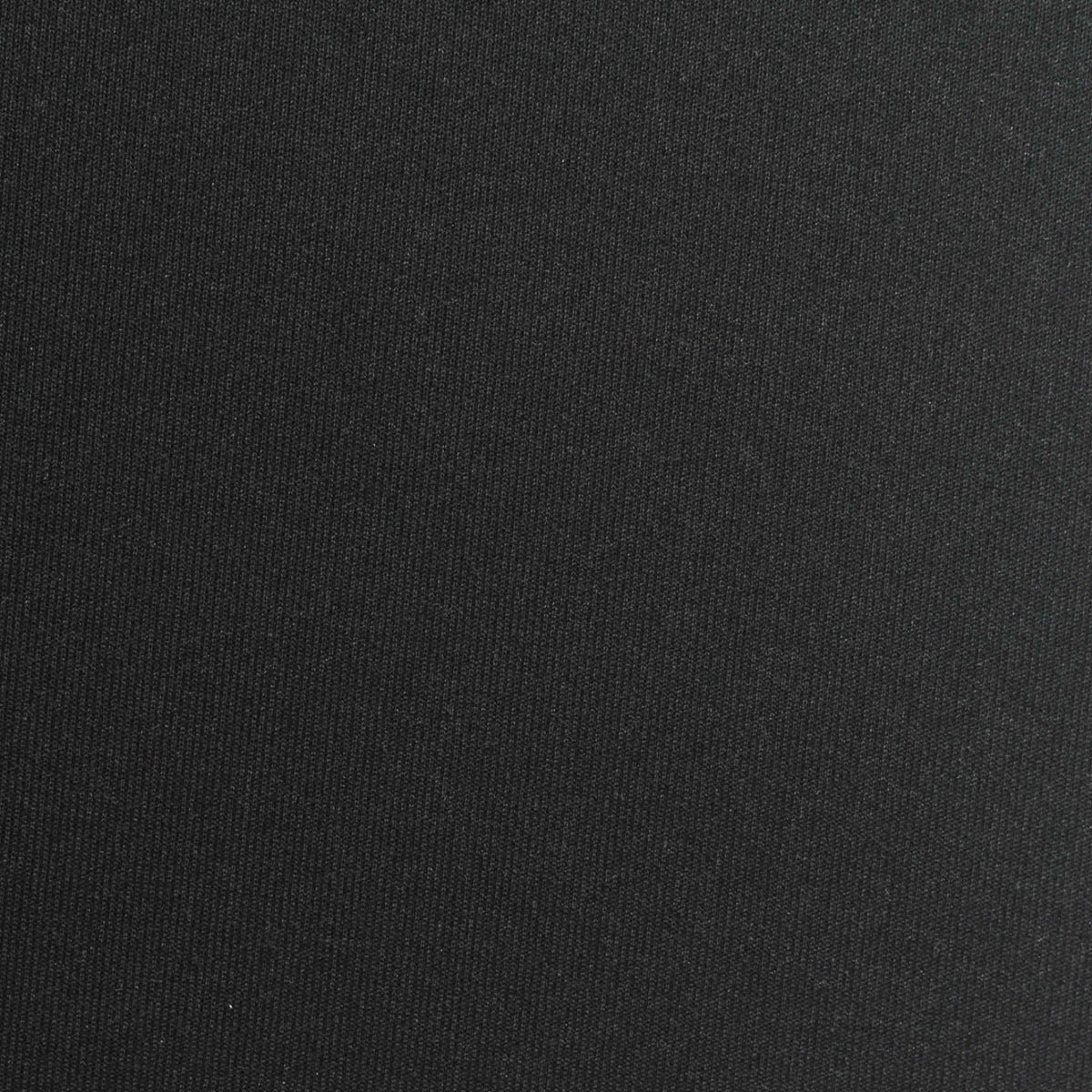 Cotton Polyester Stretch Scuba Knit Fabric, 320 gsm, 185 cm — Black