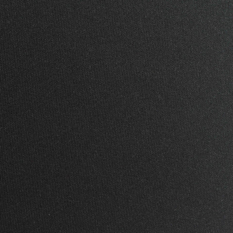 Cotton Polyester Stretch Scuba Knit Fabric, 320 gsm, 185 cm — Black