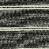 White Horizontal-Stripe Jersey Knit, Poly-Viscose — texture