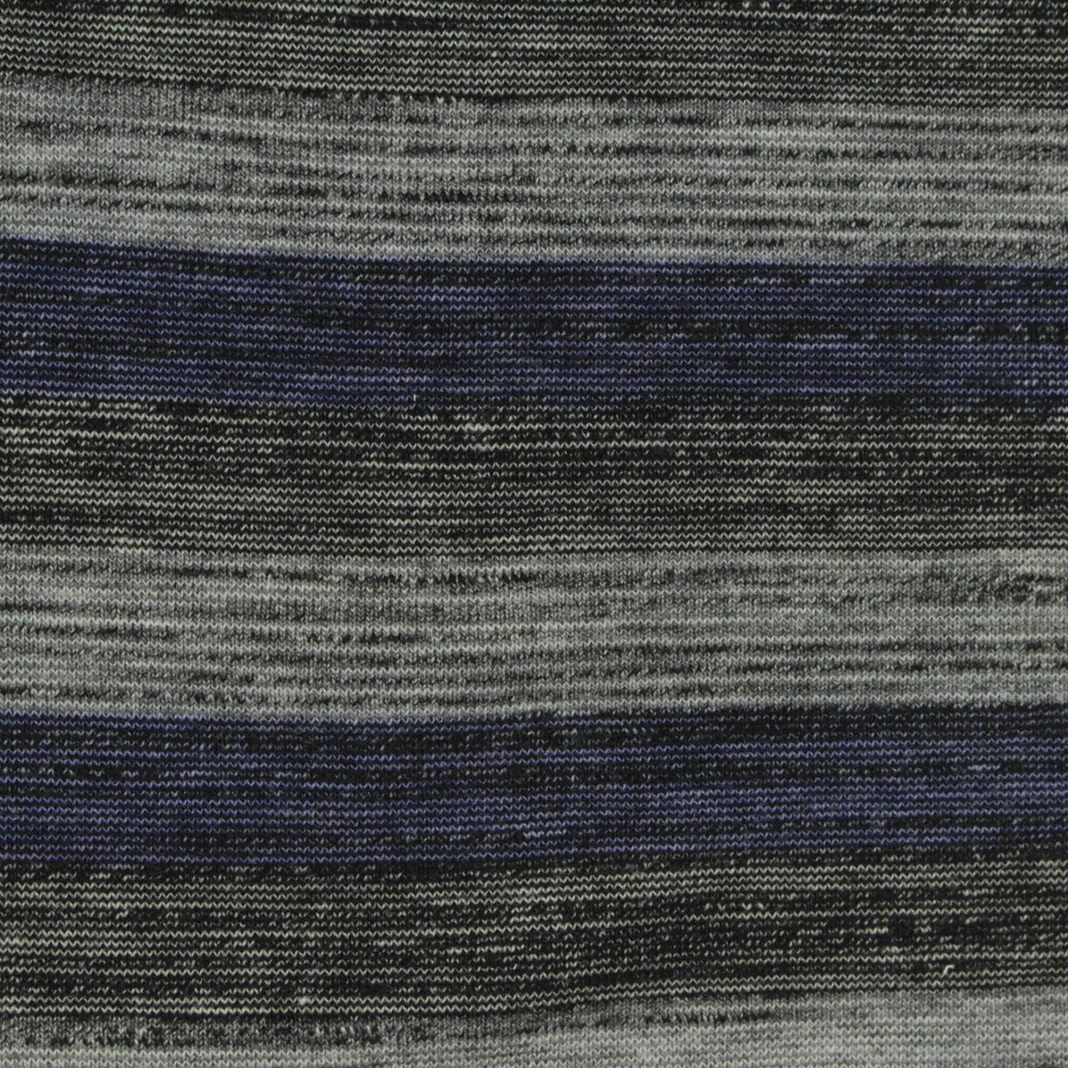 Grey Horizontal-Stripe Jersey Knit, Poly-Viscose, 180 gsm, 185 cm
