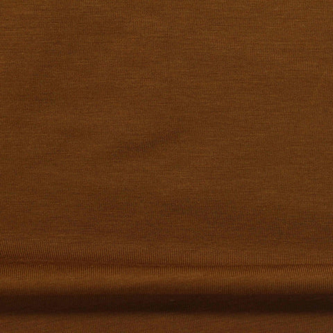 Modal Cotton Stretch Jersey Knit Fabric, 175 gsm, 175 cm — Brown