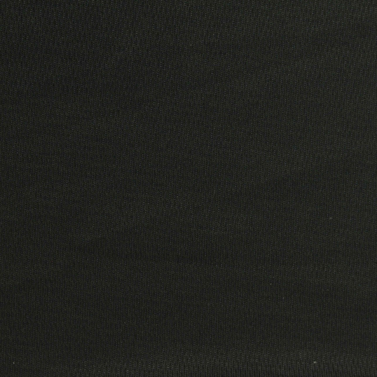 Cotton Polyester Stretch Birdseye Knit Fabric, 260 gsm, 180 cm — Black