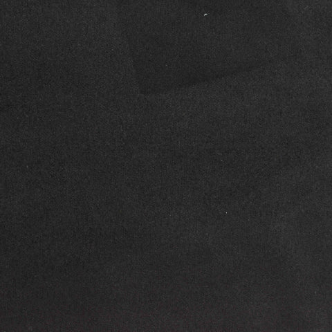 Polyester Stretch Faux Suede Fabric, 330 gsm, 150 cm — Black