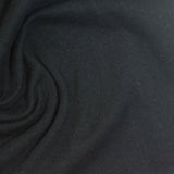 100% Cotton Jersey Knit Fabric, 210 gsm, 180 cm — Black