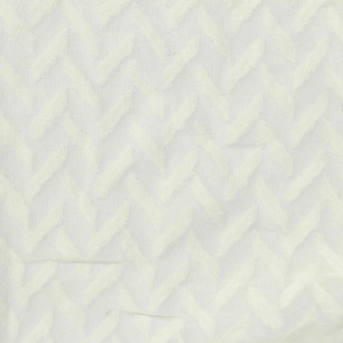 Cream Zigzag Jacquard, Polyester