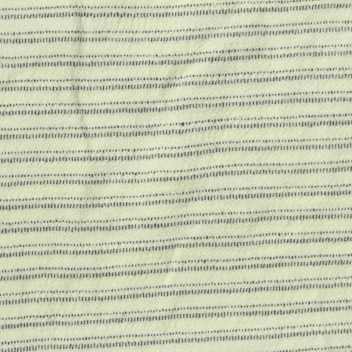 Dark Grey Horizontal-Stripe Jersey Knit, Cotton, 200 gsm