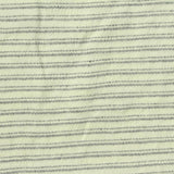 Dark Grey Horizontal-Stripe Jersey Knit, Cotton