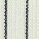 Dark Grey Wavy-Stripe Crepe, Polyester — texture