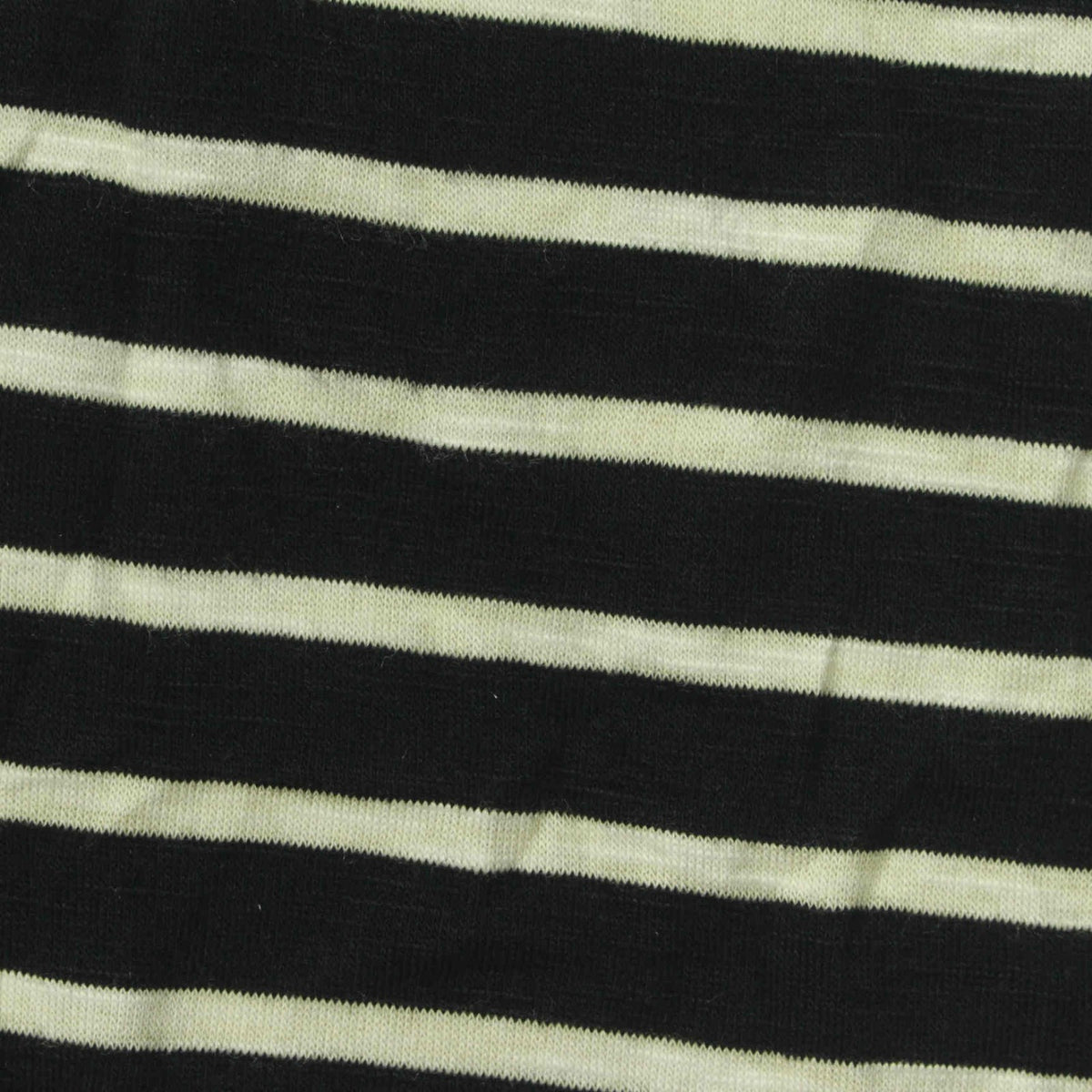 Black Horizontal-Stripe Jersey Knit, Poly-Viscose, 180 gsm, 160 cm, ref EF-272779