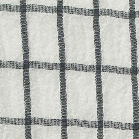 Grey Check Chiffon, Polyester