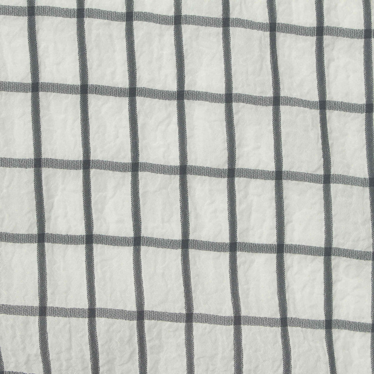 Grey Check Chiffon, Polyester