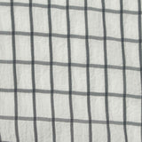 Grey Check Chiffon, Polyester