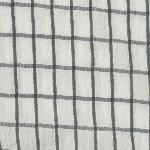 Grey Check Chiffon, Polyester